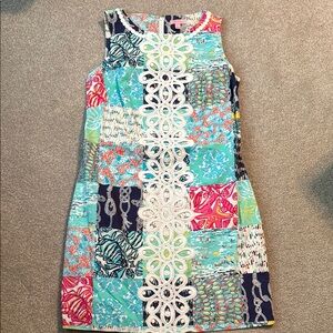 Colorful Patchwork Lilly Pulitzer Sleeveless Dress